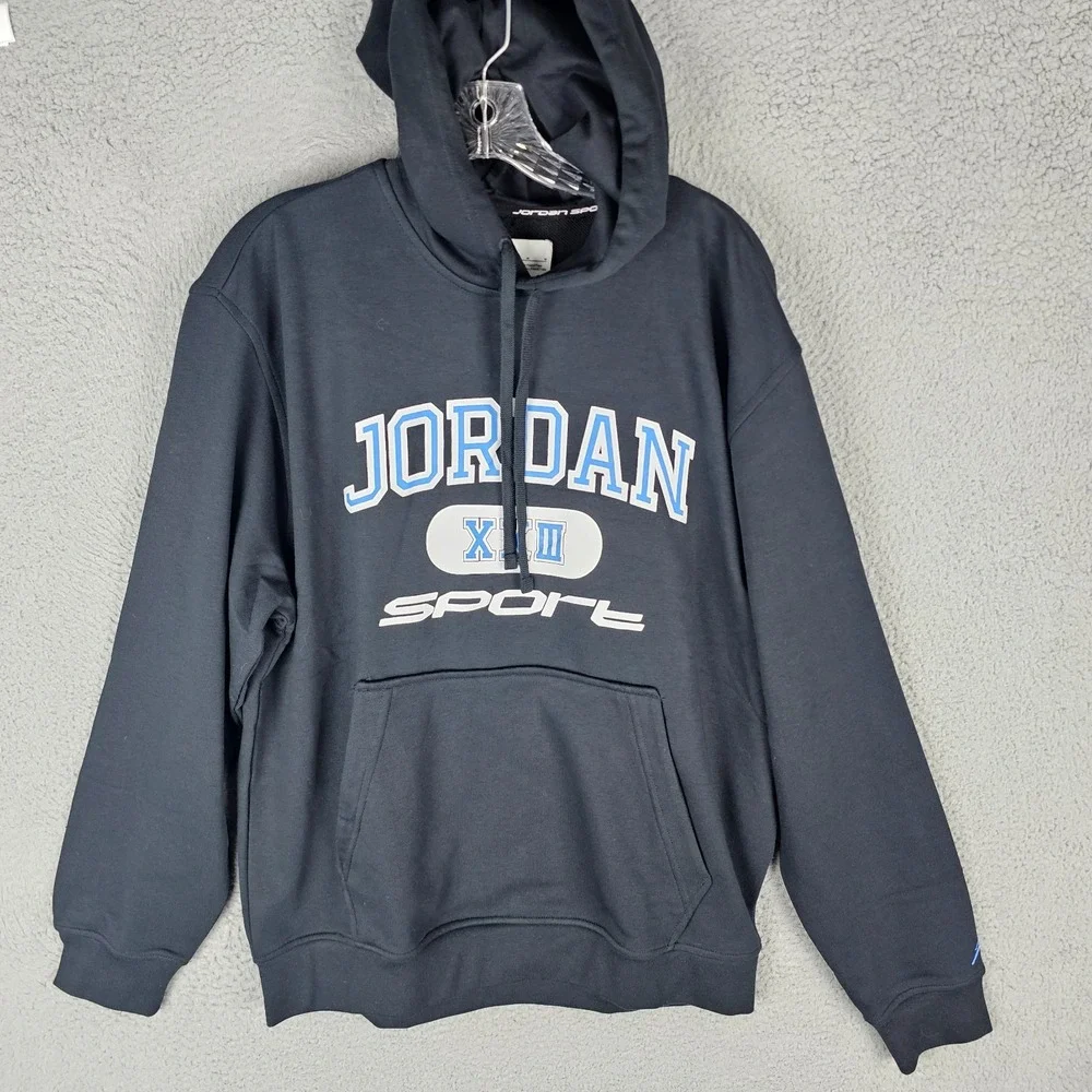 Jordan Sports Crossover Hoodie Mens M Dri-Fit French Terry Drawstring FV8626-011